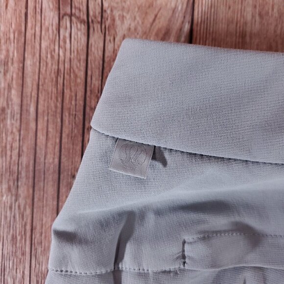 Lululemon Mens Size 38X29 Relaxed Fit Belted Stretch Pant Chino Rhino Grey - Picture 9 of 13